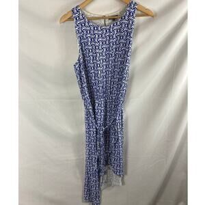 Vince Camuto Sleeveless Asymmetrical Hem Belted Dress size medium